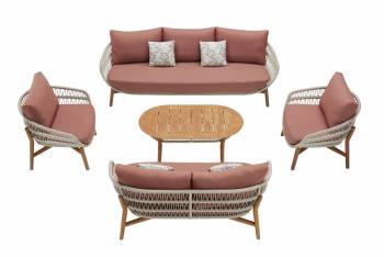 Shop By Collection - Corda Collection  - Corda Sofa Set with Loveseat 