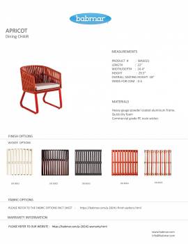 Apricot Dining Chair - QUICK SHIP - Image 4