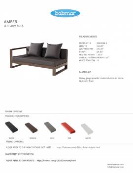 Amber Left Arm Sofa - QUICK SHIP - Image 2