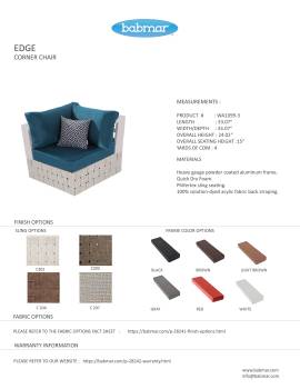Edge Sectional Sofa Set for 5 with Round Coffee Table - Image 7