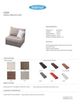 Edge Sectional Sofa Set for 6 with Coffee Table - Image 8
