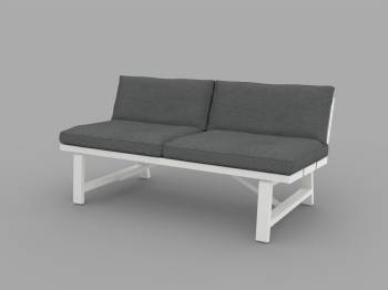 Vireo Armless 2 Seater Sofa