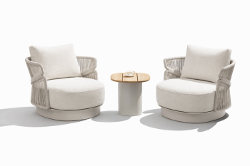 St Tropez Club Chair Set For 2