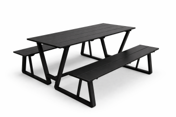 Vireo Picnic Table Black