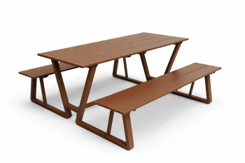 Vireo Picnic Table Light Brown 