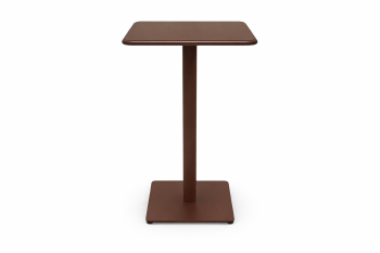 Monaco Bistro Bar Table with Solid Top Brown