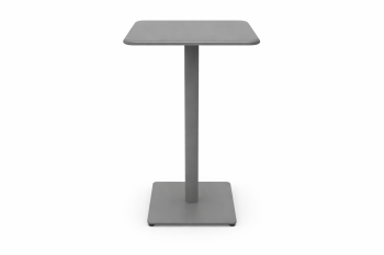 Monaco Bistro Bar Table with Solid Top Gray