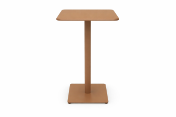 Monaco Bistro Bar Table with Solid Top Light Brown
