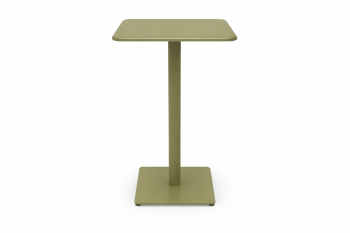 Monaco Bistro Bar Table with Solid Top Green