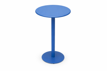 Monaco Round Bistro Bar Table with Solid Top Blue
