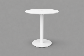 Monaco Round Bistro Bar Table with Solid Top and Umbrella Hole