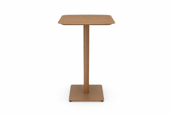 Santander Bistro Bar Table Light Brown 