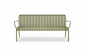 Valencia 3 Seater Sofa Green 