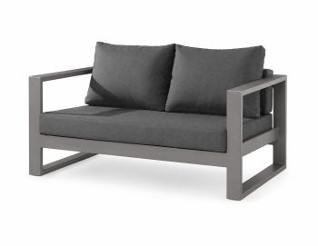 Amber Loveseat | Gray Frame | QUICK SHIP - Image 1