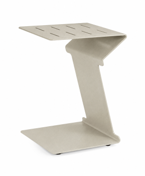 Avant Zigzag Side Table | Champagne Frame | QUICK SHIP
