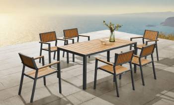 Lugano Dining Set For Six | QUICK SHIP 