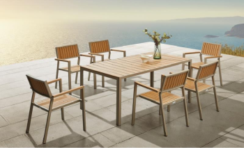 Lugano Dining Set For Six | QUICK SHIP  - Image 2