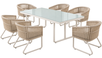 Apricot Dining Set for 6
