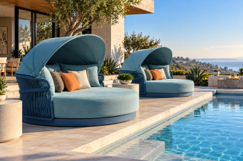 Arezzo Daybed with Canopy | Quick Ship - Image 5