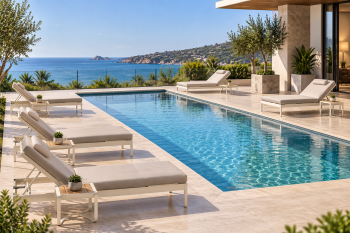 Barite Outdoor Chaise Lounge - Image 2