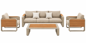 Babmar - Champagne Sofa Set - Image 6
