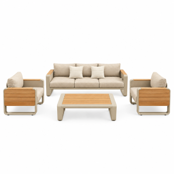 Champagne Sofa Set 