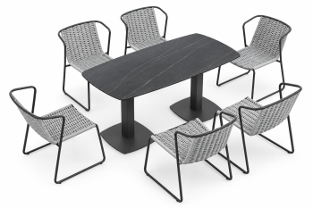 Martinique Dining Set For 6