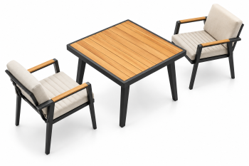 Onyx Dining Set For 2